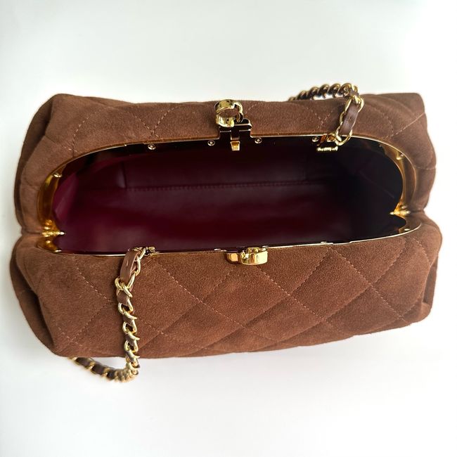 Chanel Clutch with chain AP5252  Brown