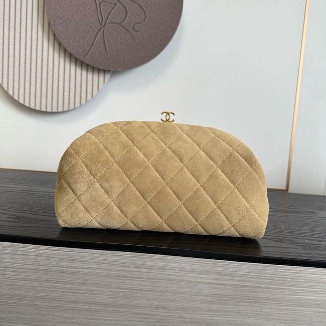 Chanel Clutch with chain AP5252 Dark Beige Chanel Clutch with chain AP5252 Dark Beige