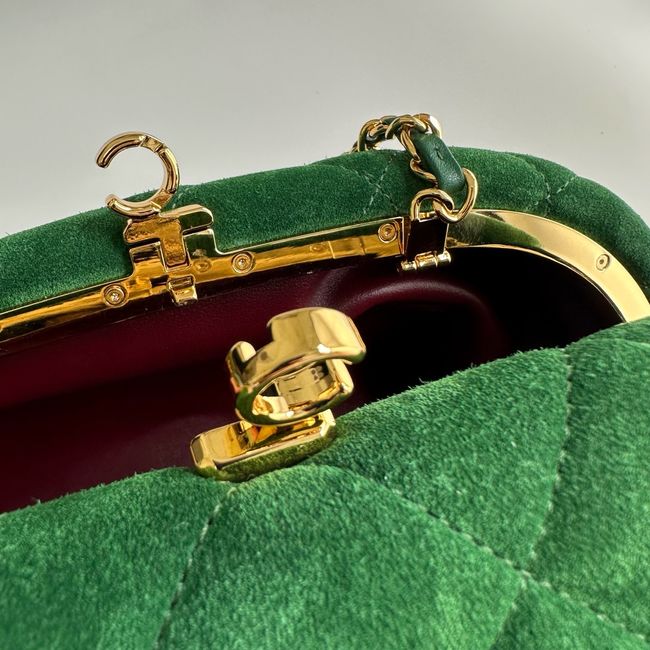 Chanel Clutch with chain AP5252 green Chanel Clutch with chain AP5252 green