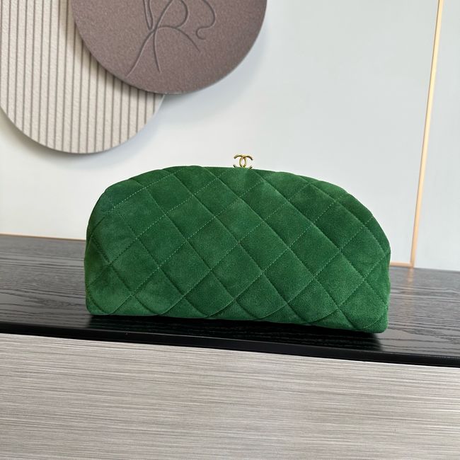 Chanel Clutch with chain AP5252 green Chanel Clutch with chain AP5252 green
