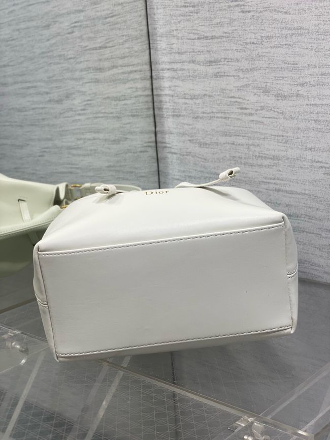Dior Calfskin Medium Tote Bag 67534 Ivory