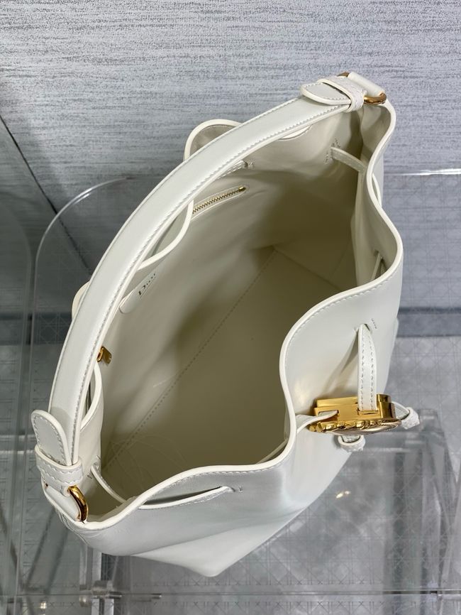 Dior Calfskin Medium Tote Bag 67534 Ivory