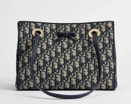 Small Dior Promenade Shopping Bag Blue Dior Oblique Jacquard M1410OT Small Dior Promenade Shopping Bag Blue Dior Oblique Jacquard M1410OT