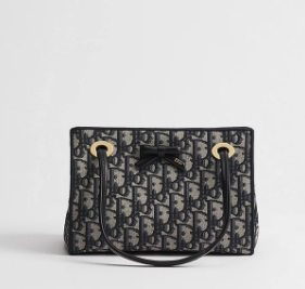 Dior Promenade Mini Shopping Bag Blue Dior Oblique Jacquard S1440OU Dior Promenade Mini Shopping Bag Blue Dior Oblique Jacquard S1440OU