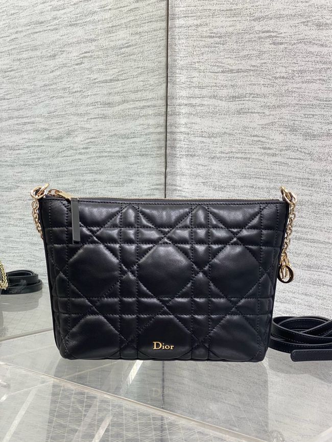 Diorling Mini Bag Macrocannage Lambskin S2613OU black Diorling Mini Bag Macrocannage Lambskin S2613OU black