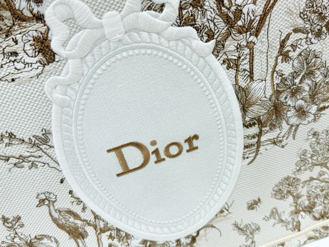 Large Dior Book Tote Cannage Embroidery M1349OEQ-1 Large Dior Book Tote Cannage Embroidery M1349OEQ-1