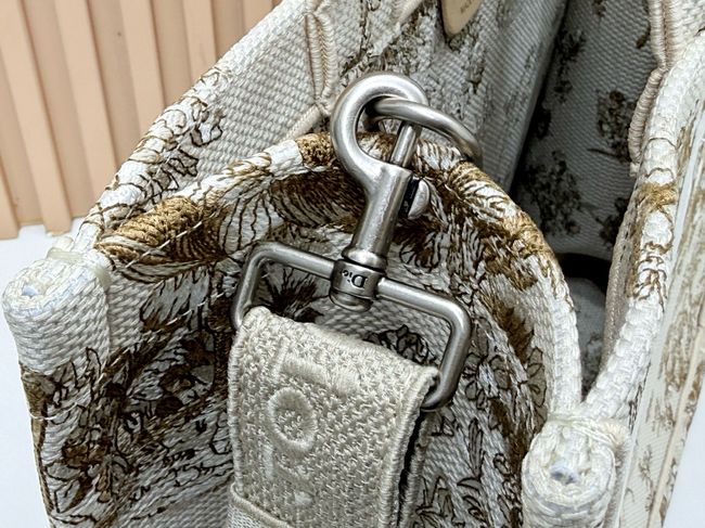 Large Dior Book Tote Cannage Embroidery M1349OEQ-1 Large Dior Book Tote Cannage Embroidery M1349OEQ-1