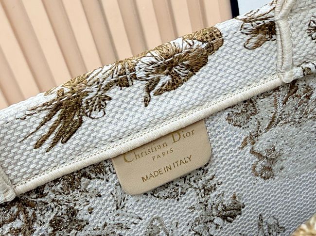 Large Dior Book Tote Cannage Embroidery M1349OEQ-1 Large Dior Book Tote Cannage Embroidery M1349OEQ-1