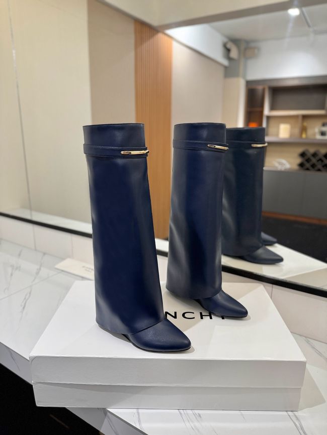 Givenchy High Boots Shiny Calfskin high heels 8.5CM 65261-2 Givenchy High Boots Shiny Calfskin high heels 8.5CM 65261-2