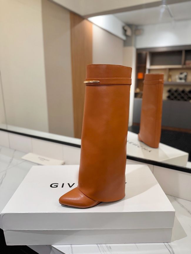 Givenchy High Boots Shiny Calfskin high heels 8.5CM 65261-5