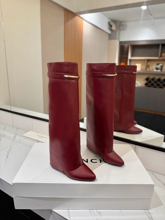 Givenchy High Boots Shiny Calfskin high heels 8.5CM 65261-5 Givenchy High Boots Shiny Calfskin high heels 8.5CM 65261-5
