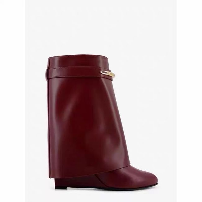 Givenchy Mid-Calf Boots Shiny Calfskin high heels 8.5CM 65260-4 Givenchy Mid-Calf Boots Shiny Calfskin high heels 8.5CM 65260-4