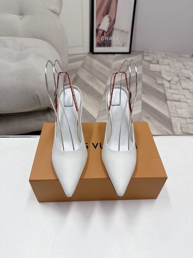 Louis Vuitton Twist Slingback Pump 9CM 64256-7 Louis Vuitton Twist Slingback Pump 9CM 64256-7