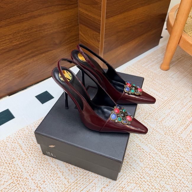Saint Laurent slingback pumps 10.5CM 64257-3 Saint Laurent slingback pumps 10.5CM 64257-3