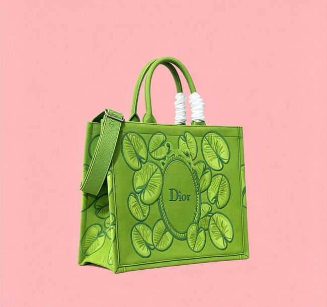 Large Dior Book Tote Cannage Embroidery M1349OEQ-14 Large Dior Book Tote Cannage Embroidery M1349OEQ-14