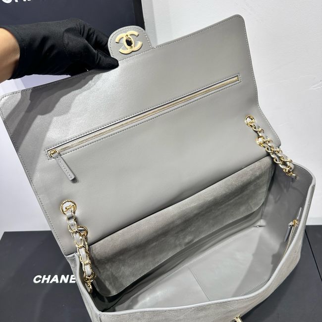 CHANEL Maxi Flapbag AS5640 GRAY CHANEL Maxi Flapbag AS5640 GRAY