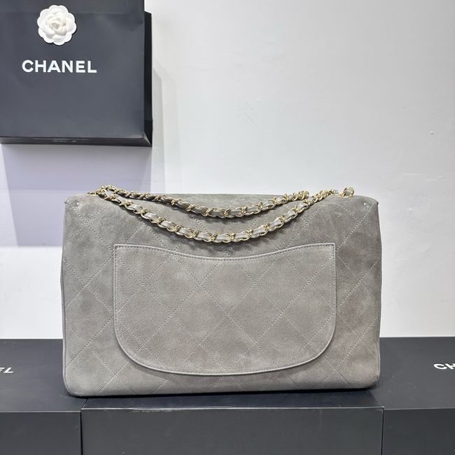 CHANEL Maxi Flapbag AS5640 GRAY CHANEL Maxi Flapbag AS5640 GRAY