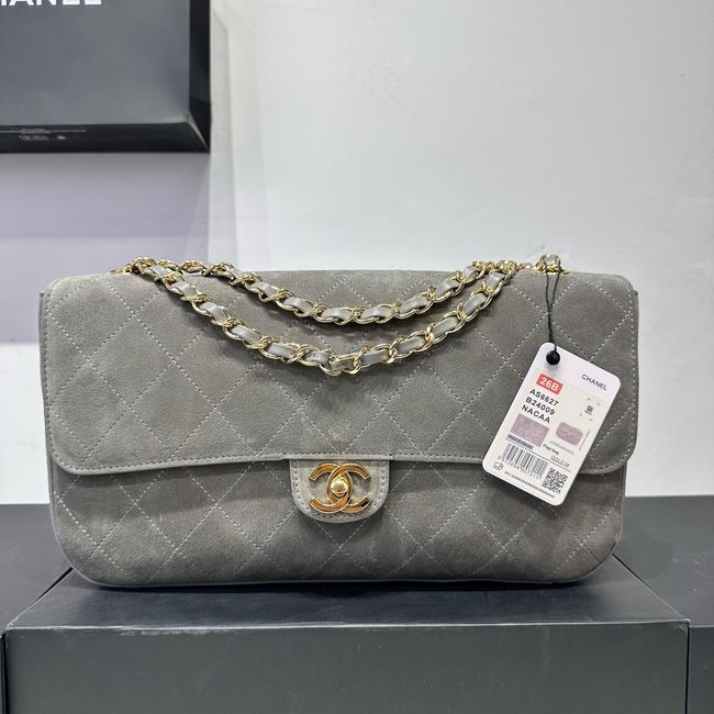 CHANEL Maxi Flapbag AS6281 GRAY