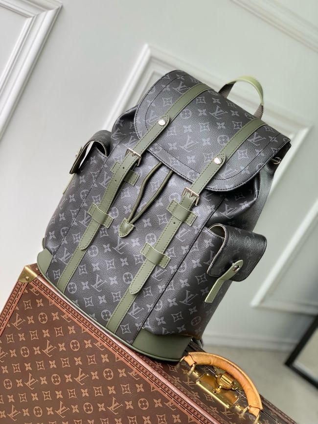 Louis Vuitton Christopher MM M28633 Khaki Green Louis Vuitton Christopher MM M28633 Khaki Green