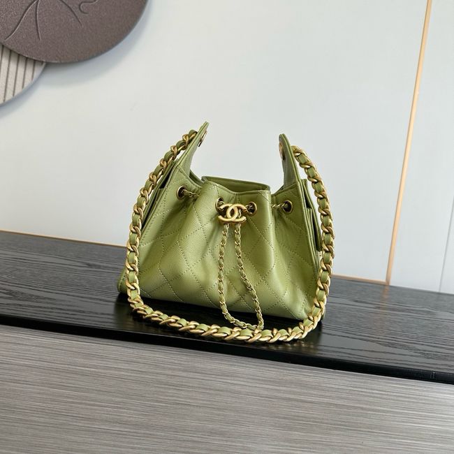 CHANEL 25 Mini Handbag AS5631 green