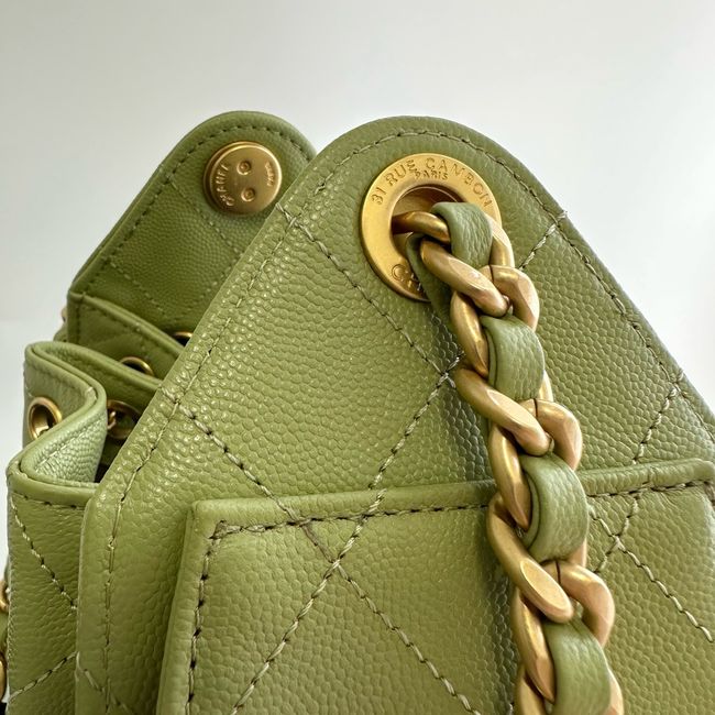 CHANEL 25 Mini Handbag AS5631 green CHANEL 25 Mini Handbag AS5631 green