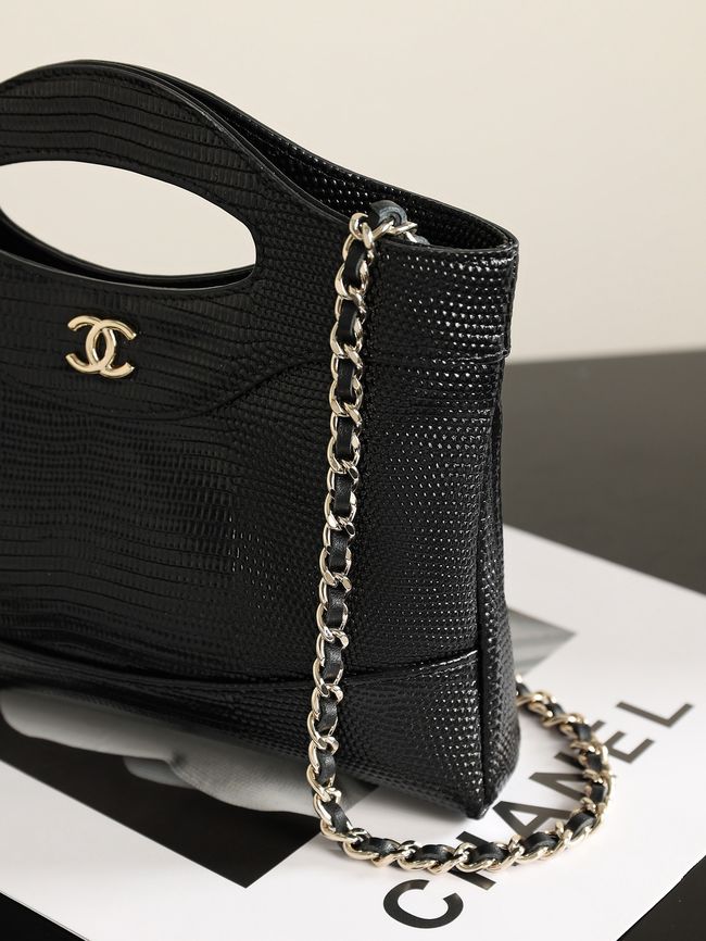 CHANEL 31 Mini Shopping Bag AS3656 black