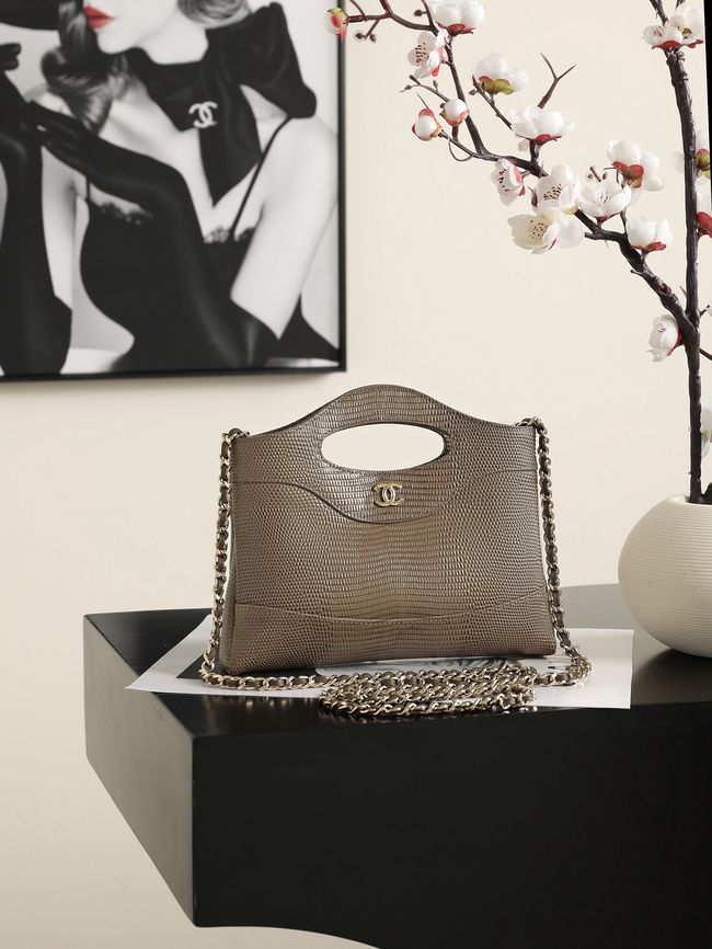 CHANEL 31 Mini Shopping Bag AS3656 gray
