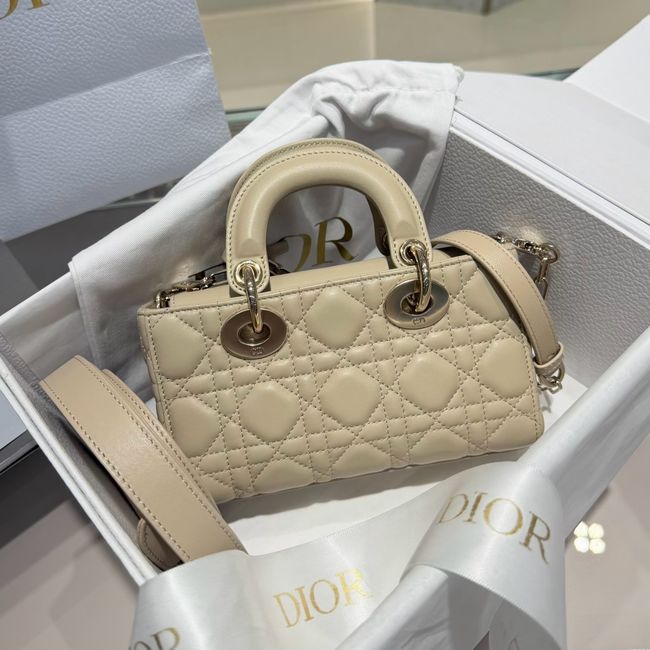Dior Mini Lady D-Joy Bag Cannage Lambskin M0636O Trench Dior Mini Lady D-Joy Bag Cannage Lambskin M0636O Trench
