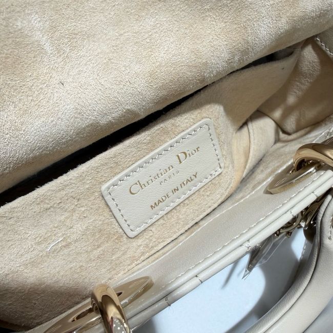 Dior Mini Lady D-Joy Bag Cannage Lambskin M0636O Trench Dior Mini Lady D-Joy Bag Cannage Lambskin M0636O Trench