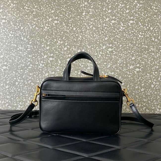 VALENTINO GARAVANI Loco Calf leather bag 0015 black&brown VALENTINO GARAVANI Loco Calf leather bag 0015 black&brown
