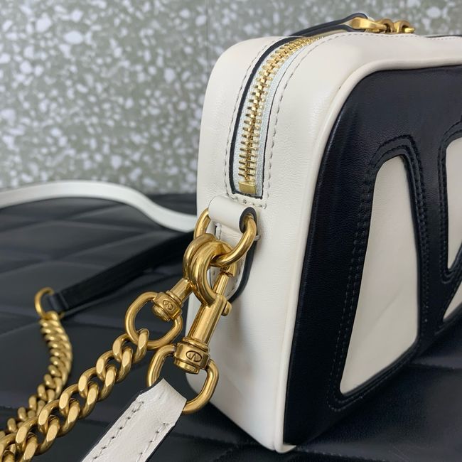 VALENTINO GARAVANI Loco Calf leather bag 0016 black&white VALENTINO GARAVANI Loco Calf leather bag 0016 black&white
