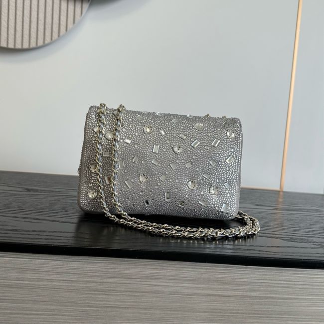 CHANEL Evening Bag AS4297 Silvery CHANEL Evening Bag AS4297 Silvery