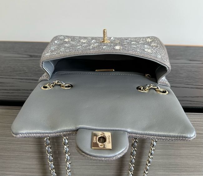 CHANEL Evening Bag AS4297 Silvery CHANEL Evening Bag AS4297 Silvery