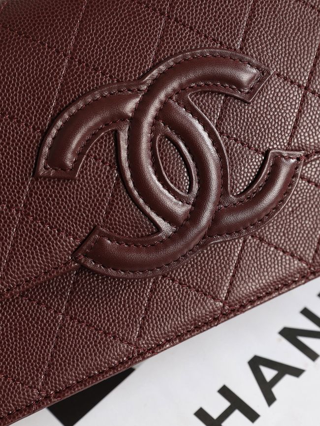 CHANEL Wallet on Chain AP5455 burgundy