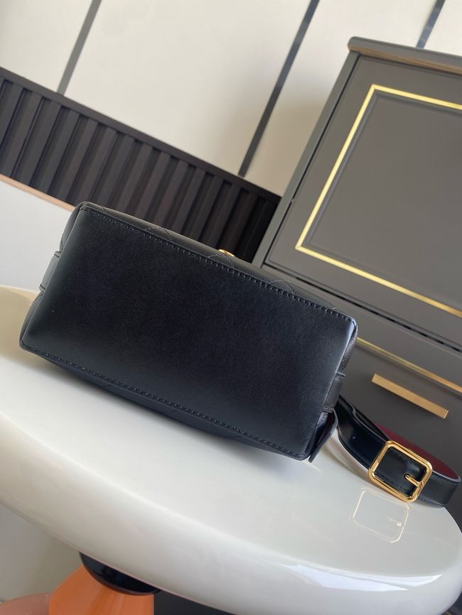 Chanel Calfskin Bucket Bag AS6537 black Chanel Calfskin Bucket Bag AS6537 black