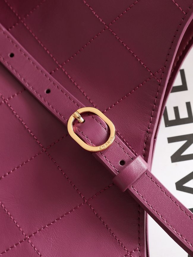 Chanel Calfskin Shoulder Bag AS6478 Burgundy Chanel Calfskin Shoulder Bag AS6478 Burgundy