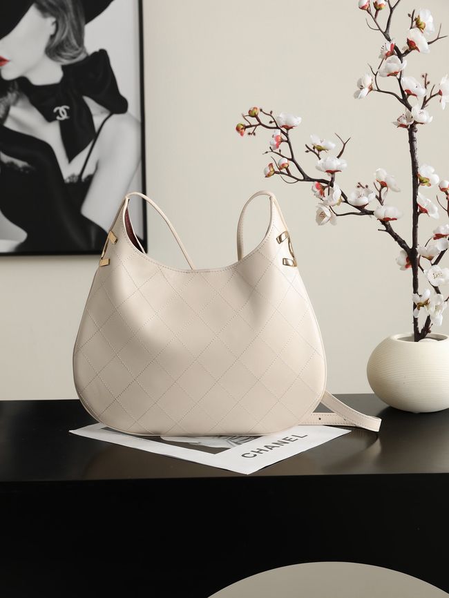 Chanel Calfskin Shoulder Bag AS6478 Ivory