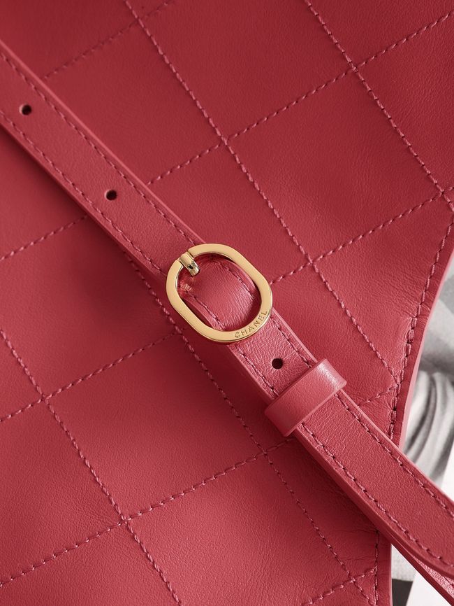 Chanel Calfskin Shoulder Bag AS6478 red Chanel Calfskin Shoulder Bag AS6478 red