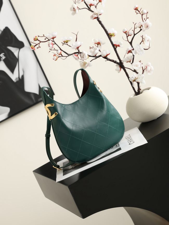 Chanel Calfskin Shoulder Bag AS6479 green Chanel Calfskin Shoulder Bag AS6479 green