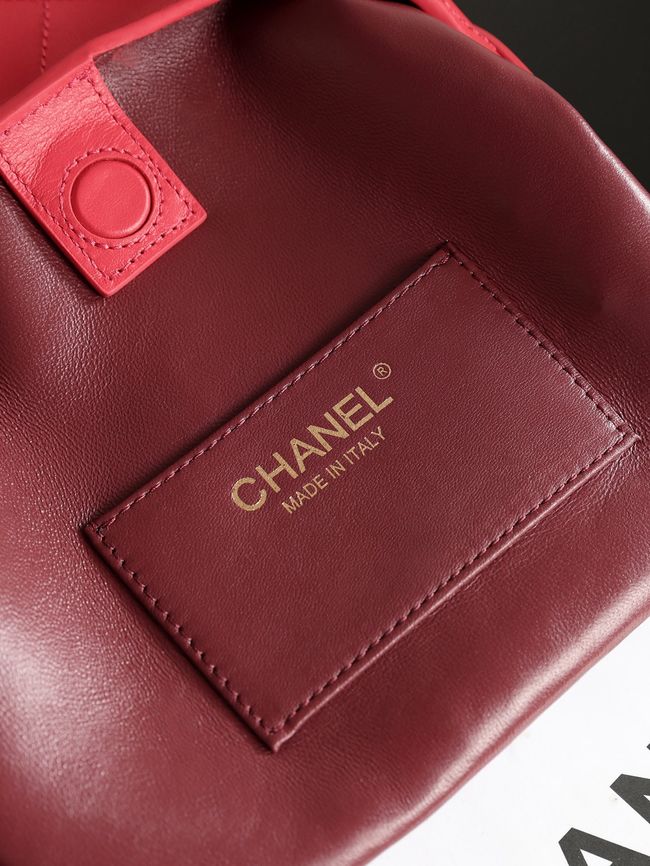 Chanel Calfskin Shoulder Bag AS6479 red