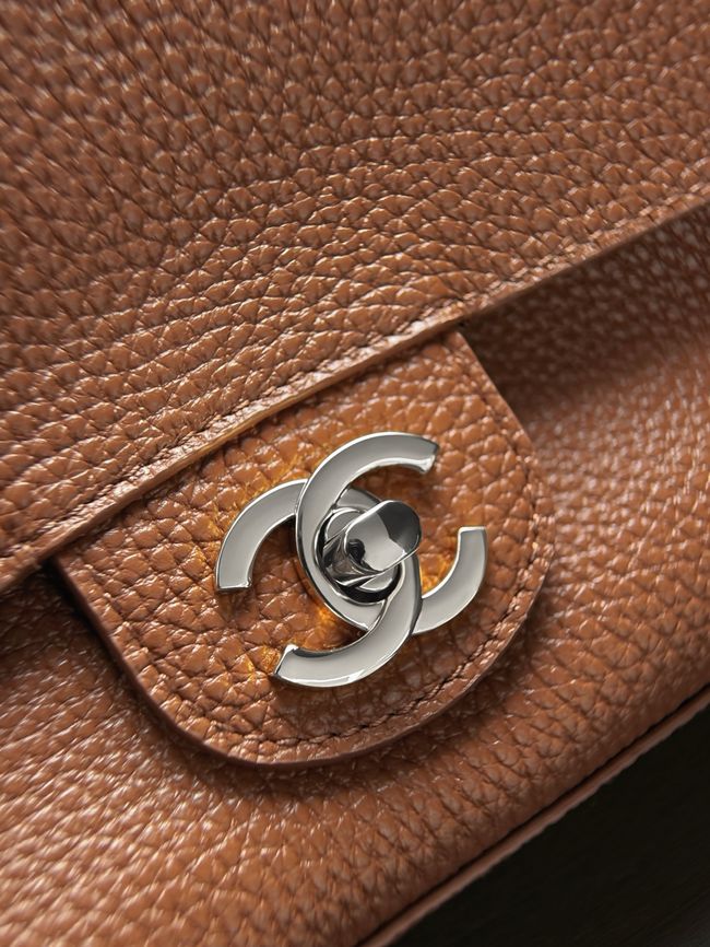 Chanel Mini Flap Bag AS6573 camel&Silver-Tone Metal Chanel Mini Flap Bag AS6573 camel&Silver-Tone Metal