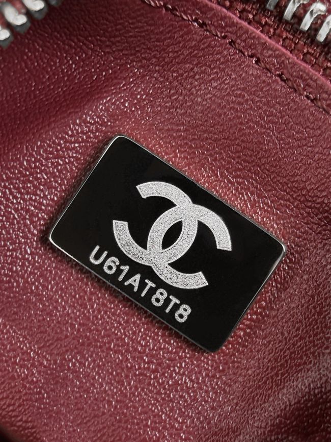 Chanel Mini Flap Bag AS6573 dark gray&Silver-Tone Metal Chanel Mini Flap Bag AS6573 dark gray&Silver-Tone Metal