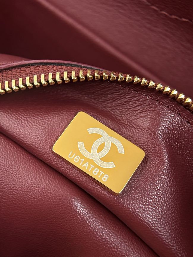 Chanel Mini Flap Bag AS6573 dark gray&gold-Tone Metal Chanel Mini Flap Bag AS6573 dark gray&gold-Tone Metal