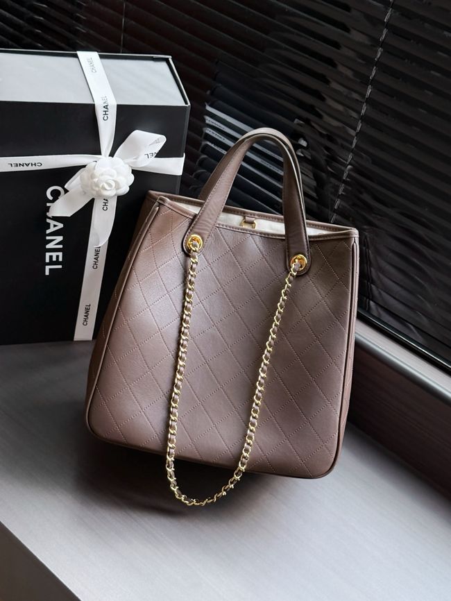 Chanel Small Shopping Bag AS6200 Burgundy