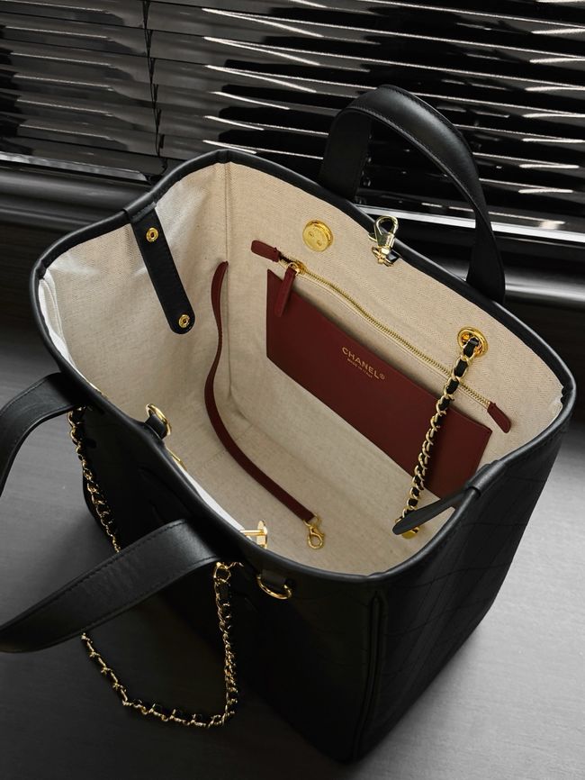 Chanel Small Shopping Bag AS6200 black Chanel Small Shopping Bag AS6200 black