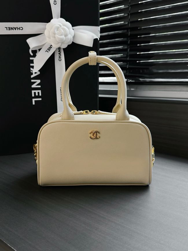Chanel Clutch with Leather Strap AP5528 Beige