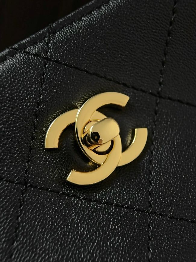 Chanel Small Shopping Bag AS6495 black Chanel Small Shopping Bag AS6495 black