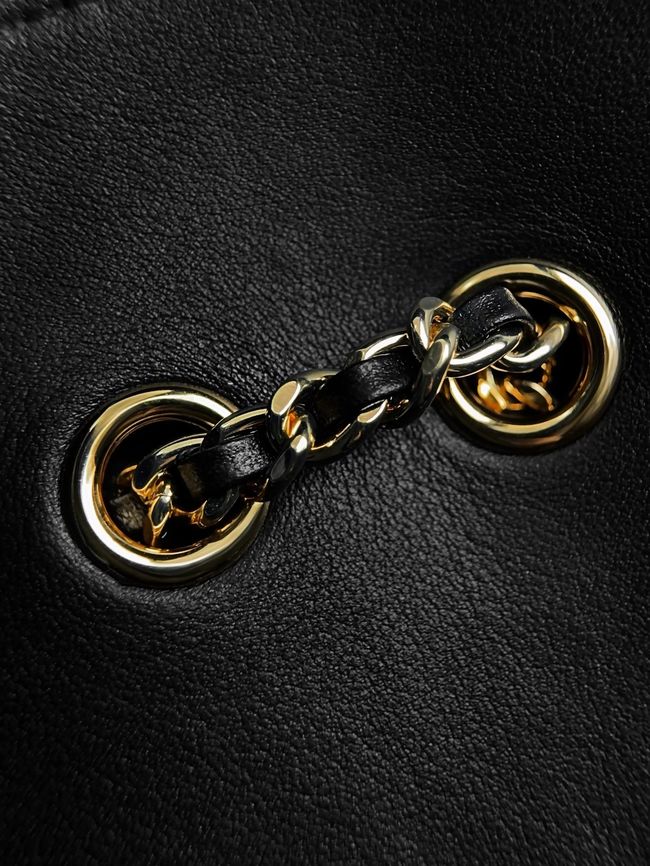 Chanel Small Shoulder Bag AS6427 black&denim blue Chanel Small Shoulder Bag AS6427 black&denim blue
