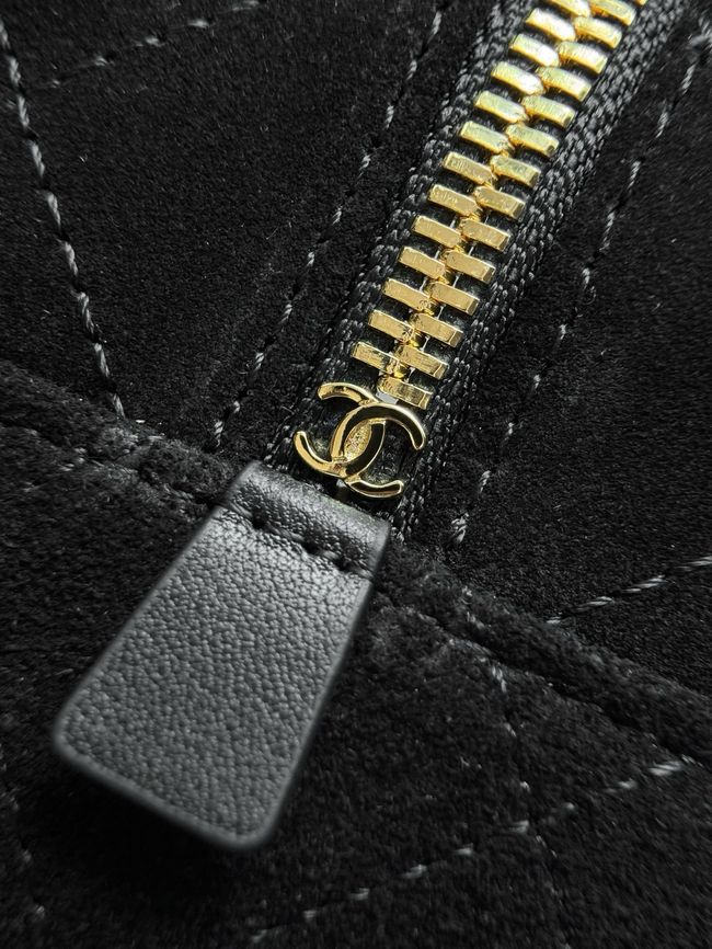 Chanel Suede Calfskin Camera Case AS6443 black Chanel Suede Calfskin Camera Case AS6443 black