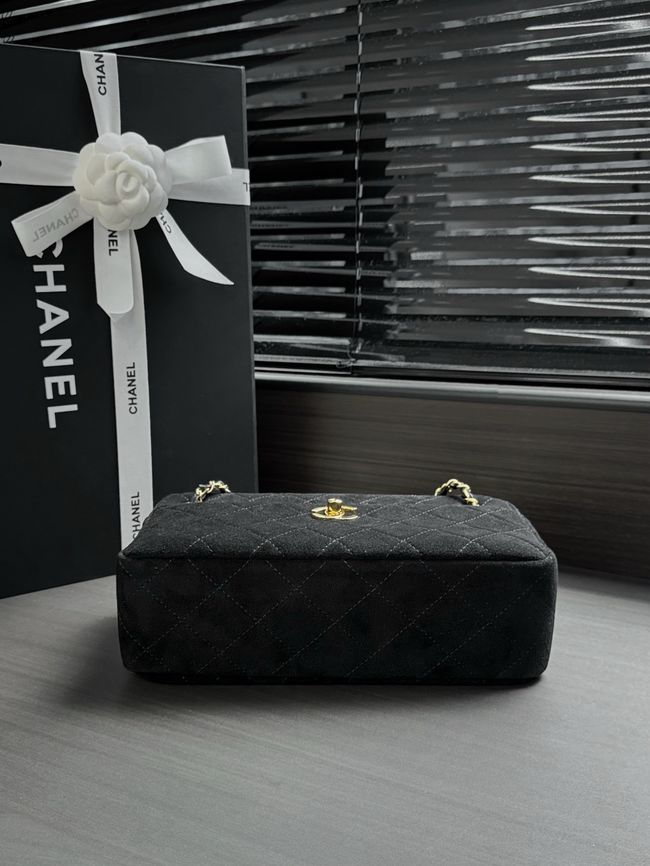 Chanel Suede Calfskin Camera Case AS6443 black Chanel Suede Calfskin Camera Case AS6443 black